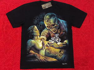 T-Shirt Skull & Girl
